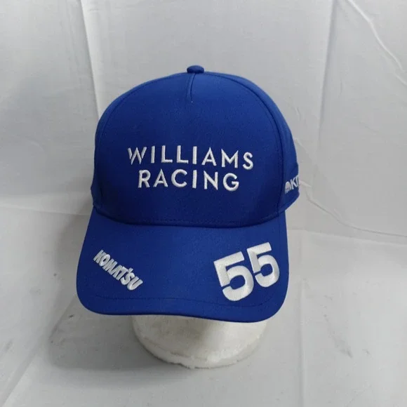 Puma Williams Racing F1 Team Hat Blue Carlos Sainz 55 Komatsu Kraken Snapback #1