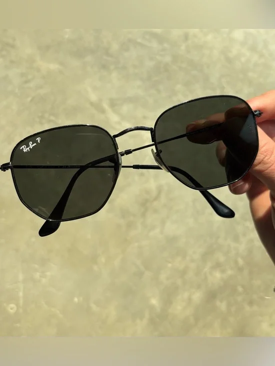 Ray-Ban Polarized Hexagonal Sunglasses
