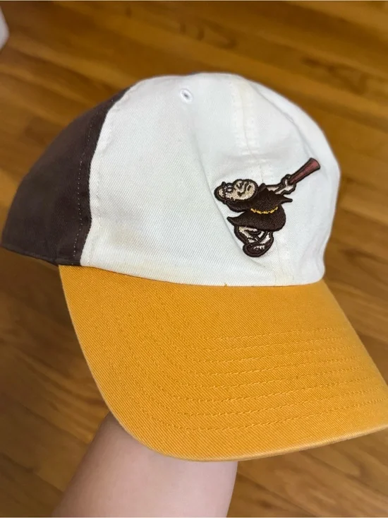 Vintage San Diego Padres Swinging Friar baseball hat