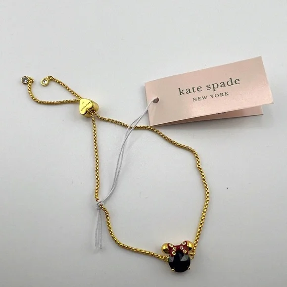 NWT‎ Kate Spade x Disney Collab; Mini Mouse Adustable Bracelet