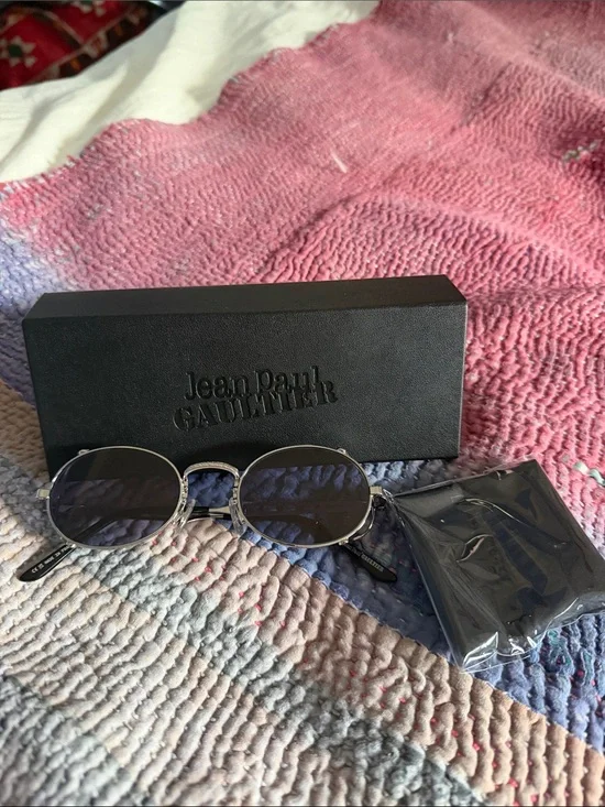 JEAN PAUL GAULTIER Silver 'The 55-3175' Sunglasses