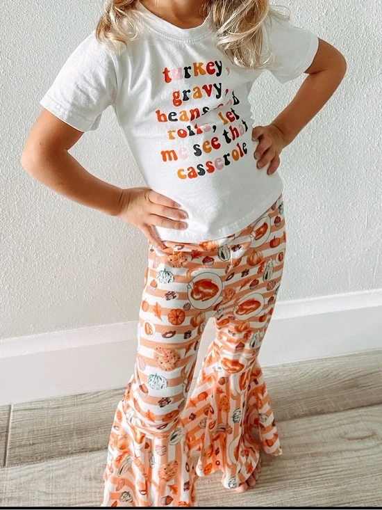 Toddler Girls Thanksgiving outfit