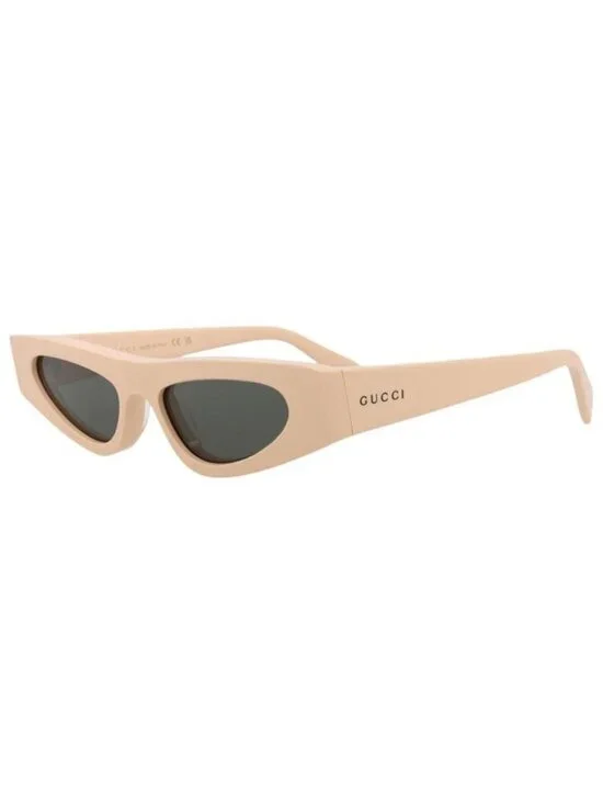 New Gucci Womens Cat Eye Pink Pink Grey Fashion Designer Sunglasses
