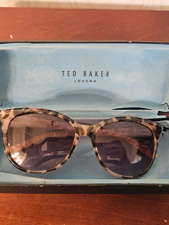 Ted Baker Tortoiseshell Sunglasses with Brown Gradient Lenses