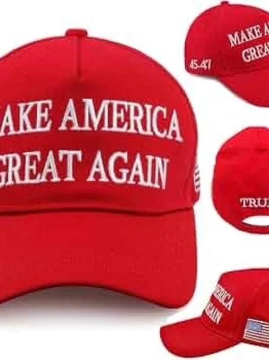 Red 'Make America Great Again' Baseball Cap - Unbranded