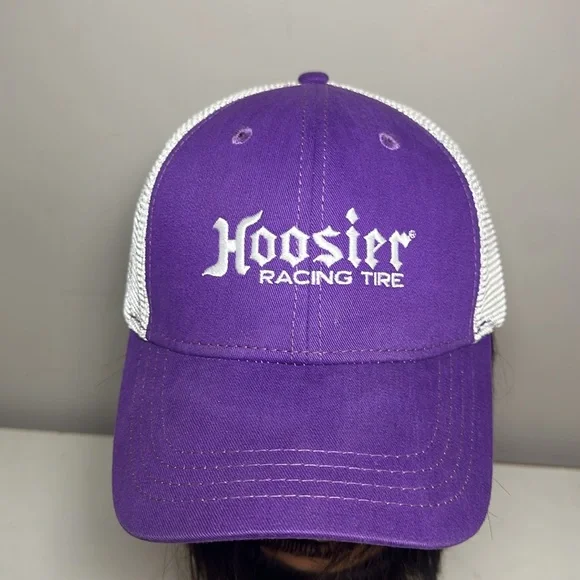 Hoosier Racing Tire Purple trucker Cap