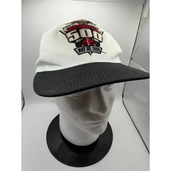 1999 Indianapolis 500 Hat White Vintage Snapback Fast Shipping