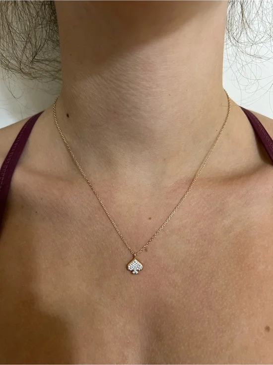 Kate Spade Everyday Spade Pave Mini Pendant