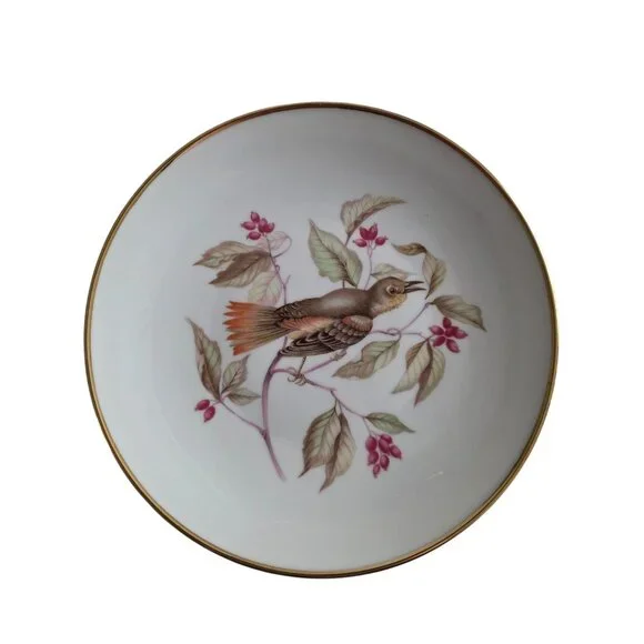 Debra Porcelain Decorative Plate With Bird & Berry‎ Design 028 Germany
