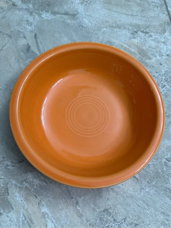 Fiestaware Tangerine Orange Classic Rim Cereal Bowl