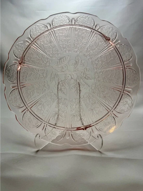 Jeannette Glass - Vintage Cake Plate