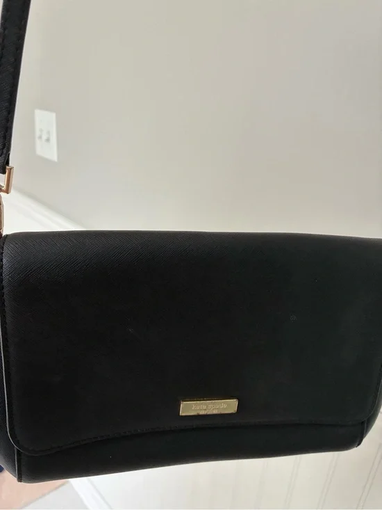 kate spade Black Crossbody Bag with Gold Hardware