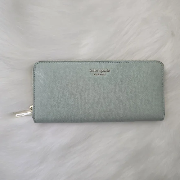 Kate Spade Continental Wallet- Seawater Green