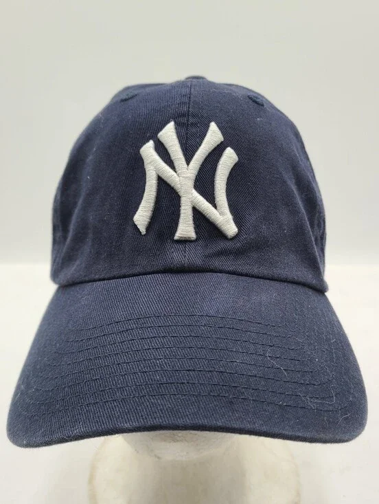 B55 MLB New York Yankees ‘47 Brand Adjustable Baseball Hat Cap Navy Blue OSFM