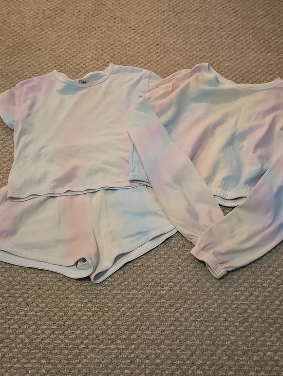 Athlet Girl Pastel Tie-Dye Set