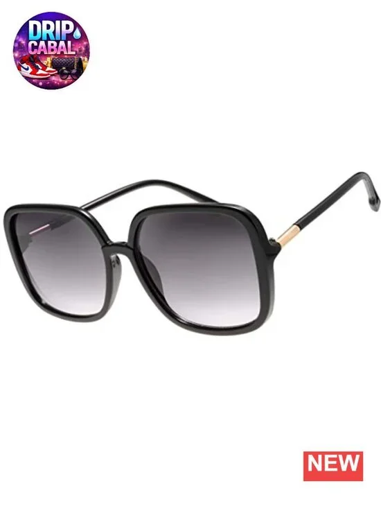 Oversized Square Cat Eye Hybrid Sunglasses UV Protection Lightweight Women