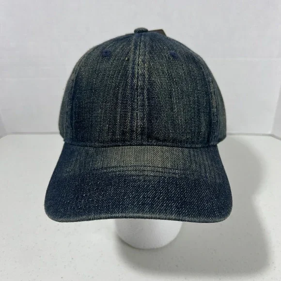The Game‎ Unisex One Size Blue Denim Adjustable Classic Sports Baseball Cap NWT