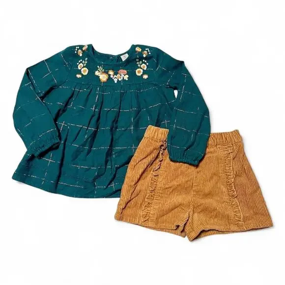 Tu Kids Corduroy Fall Outfit Size 2/3