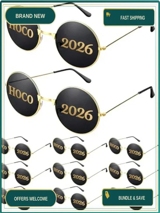 Bulk 48 Pairs 2026 Retro Sunglasses Party Favors Metal Frames