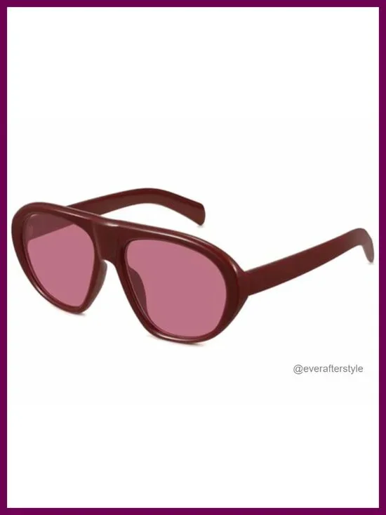 Oversized Aviator Sunglasses for Women Men with UV400 Protection
