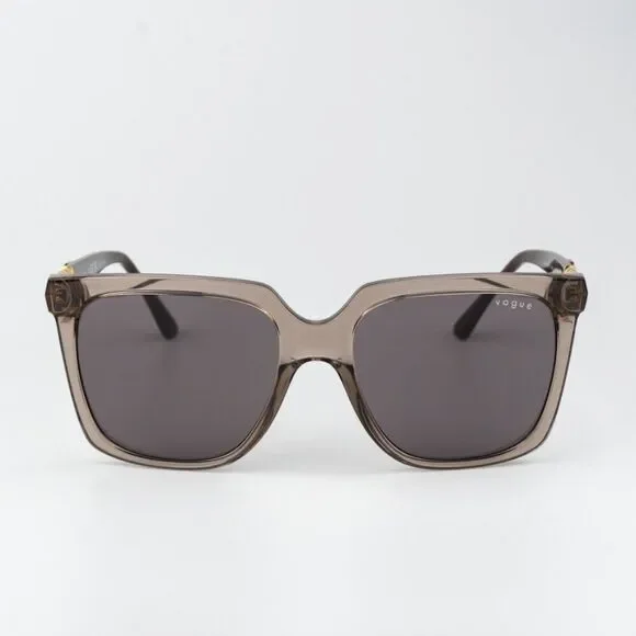SALE! Vogue Women Sunglasses Transparent Brown Square VO5476SB 29407N54 NEW