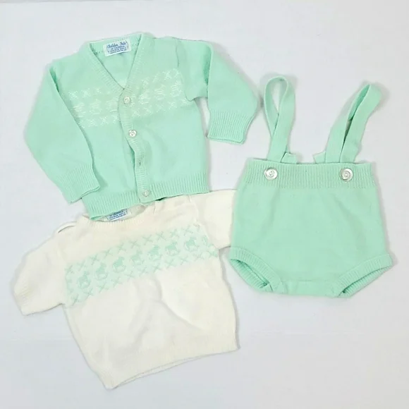 Vintage Golden Gate of California baby set costume size 0-3 months