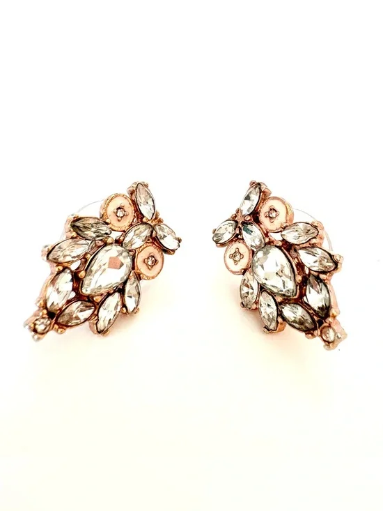 Kate Spade - Rose Gold-Tone Owl Earrings