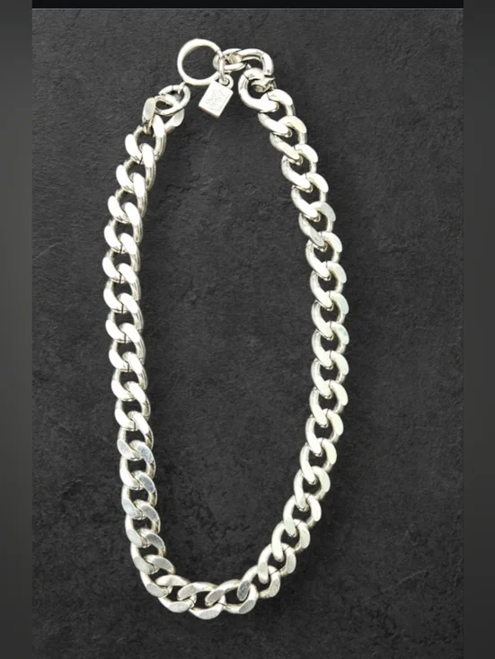 Vintage FVS Taxco 925 Sterling Silver 192g Heavy Cuban Curb Chain 19