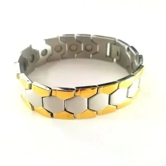New stainless steel‎ magnetic bracelet 8 inches