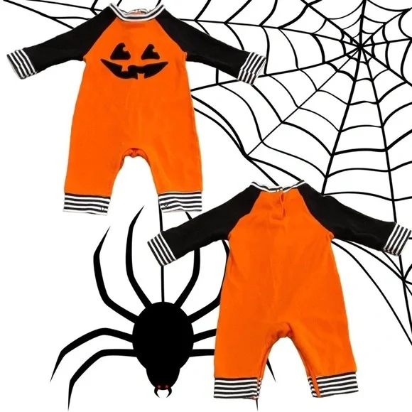 NWOT Way To Celebrate Halloween Rompers 0/3 Months Body Suit
