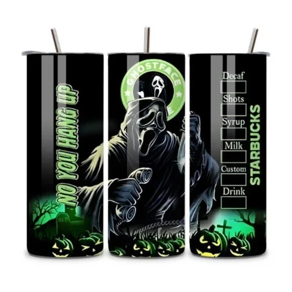 Ghostface Scream 20oz Stainless Steel Tumbler
