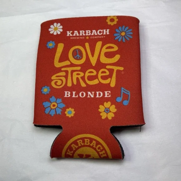 Karbach Brewing Co Love Street Koozie Beer Can‎ Bottle Insulator Holder Cozy