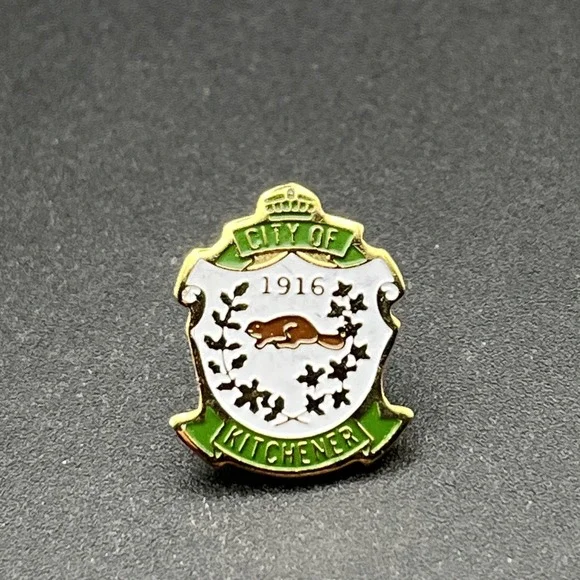 City Of Kitchener Ontario Canada‎ Beaver Lapel Hat Pin