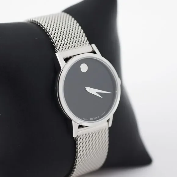 Movado Museum Classic Stainless Steel Mesh Watch
