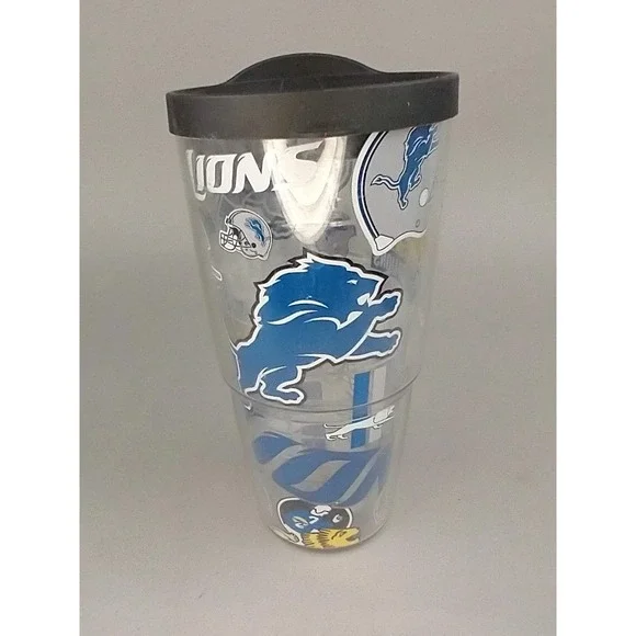 NFL Retro Logo Detroit Lions Tervis 24 oz Tumbler with Lid‎
