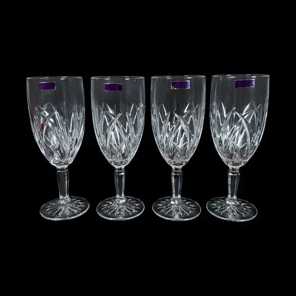 Marquis By Waterford Markham All Purpose Wine Goblet Set Of 4 Crystal Glasses