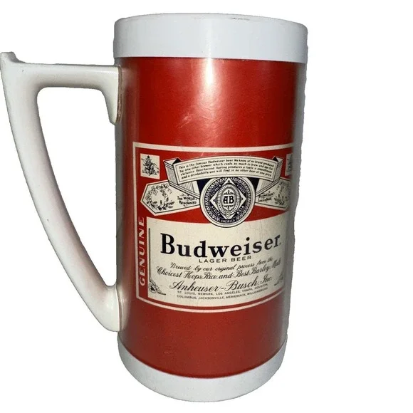 Vintage Thermo-Serv - Budweiser Beer -  Plastic Cup / Mug
