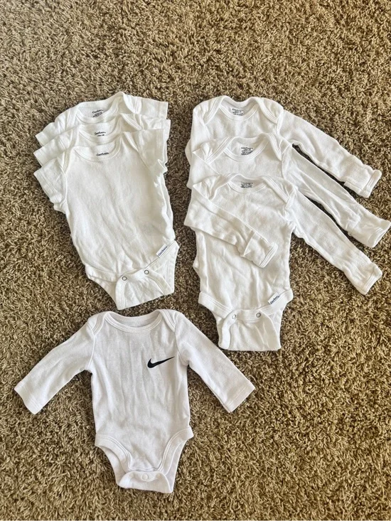 Nike & GERBER NEVER WORN Newborn Onesie Bundle