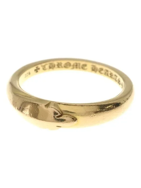 Chrome Hearts 22k Baby Clsc Classic Flarenie Gold Ring