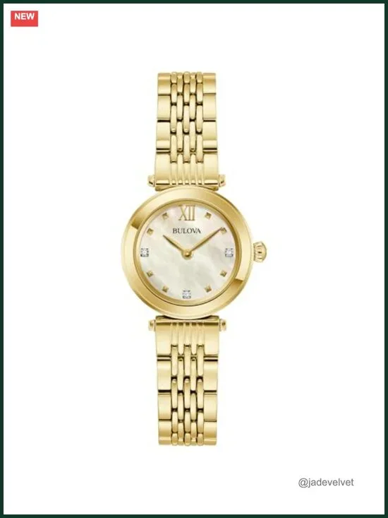 Ladies Classic Mini 2-Hand Quartz Watch, Diamond, Stainless Steel,