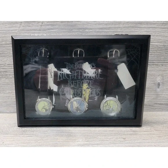 Disney Gallery Nightmare Before Christmas Limited Edition 3 Watch Set #1385/1500