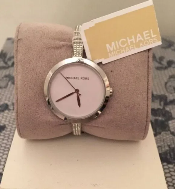 NWT~MICHAEL KORS Jaryn Glitz Watch MK3389~$225 Retail