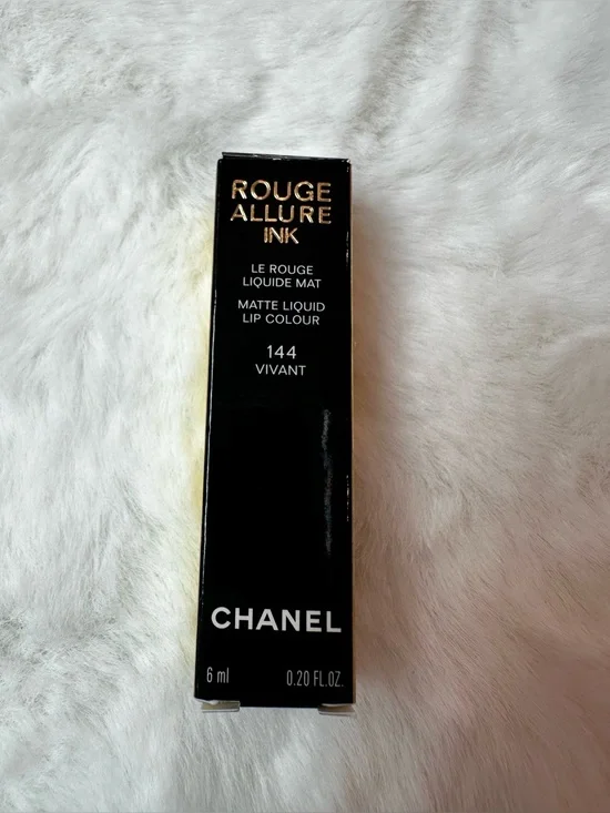 CHANEL Rouge Allure Ink Matte Liquid Lip Colour 144 Vivant - Vivid red