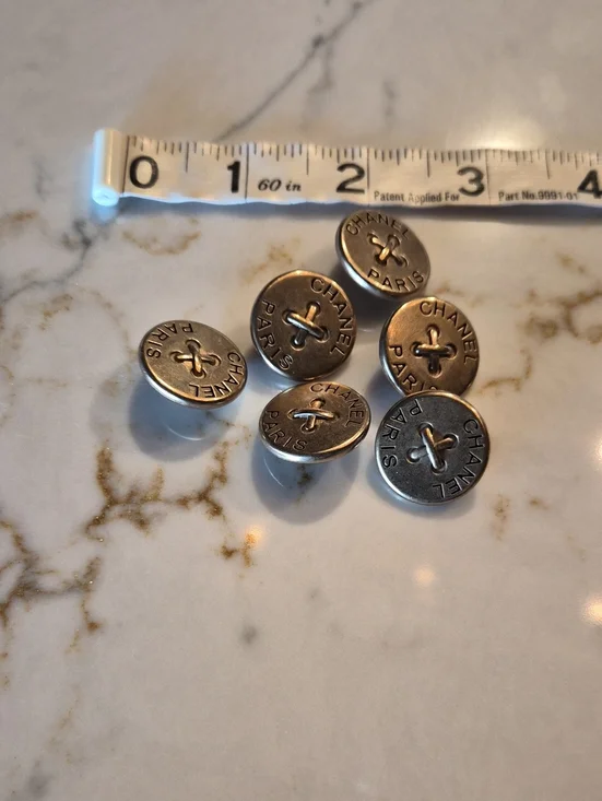 Chanel Gold Replacement Buttons