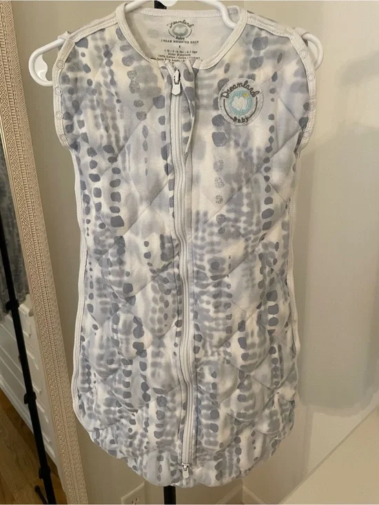 Dreamland Baby Dream Weighted Sleep Sack - Blue Tie Dye - 0-6Months