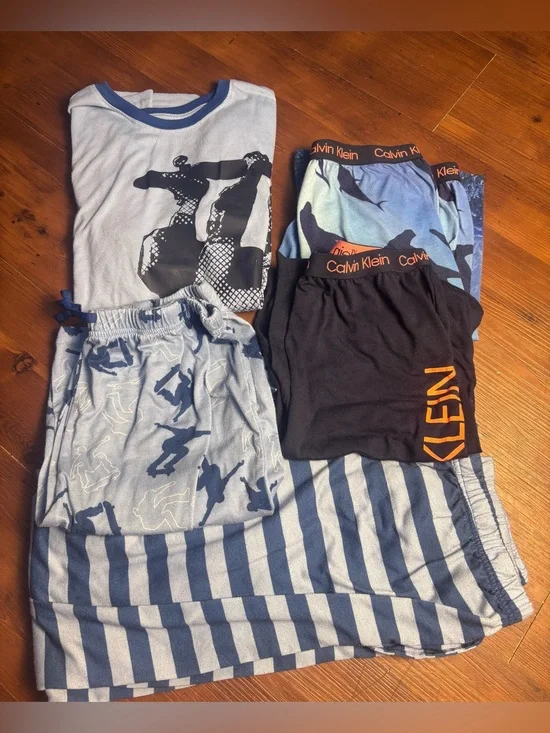 Boys Pajamas Lot Bundle Size 18 Size 14/16 Calvin Klein Pajamas