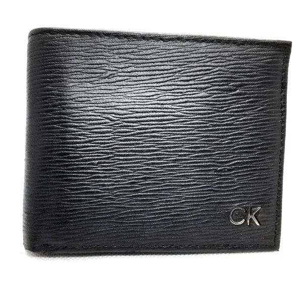 Calvin Klein RFID Black Leather Men’s Wallet — New With Box / NWB