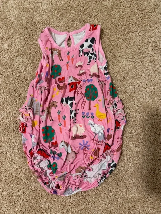 Little Sleepies Farm Romper