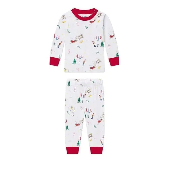 LAKE Christmas Pajamas Size 12