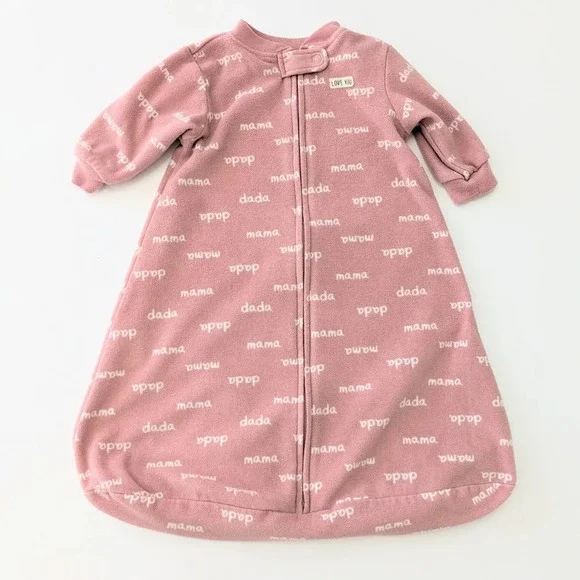 Carter's Infant Girls Soft Pink Sleeping Sak